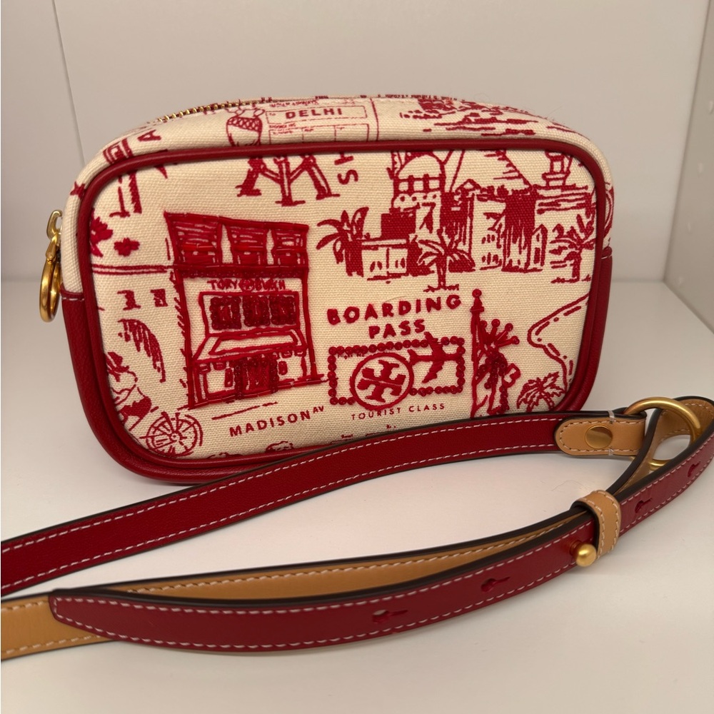 Tory Burch Perry Printed Canvas Mini Bag - Picture 2 of 7